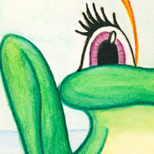 frog 1 portfolio illustration